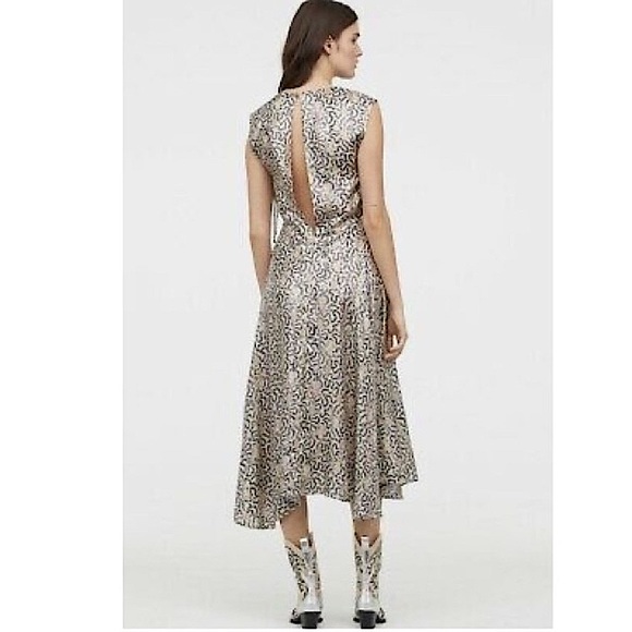 H&M Conscious Exclusive High Low dress size 8 - Picture 3 of 16